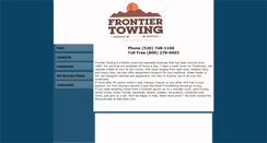 Desktop Screenshot of frontiertowing.com